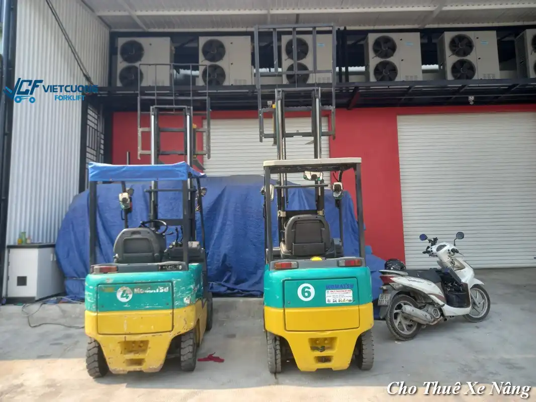 Cho thuê xe nâng Komatsu