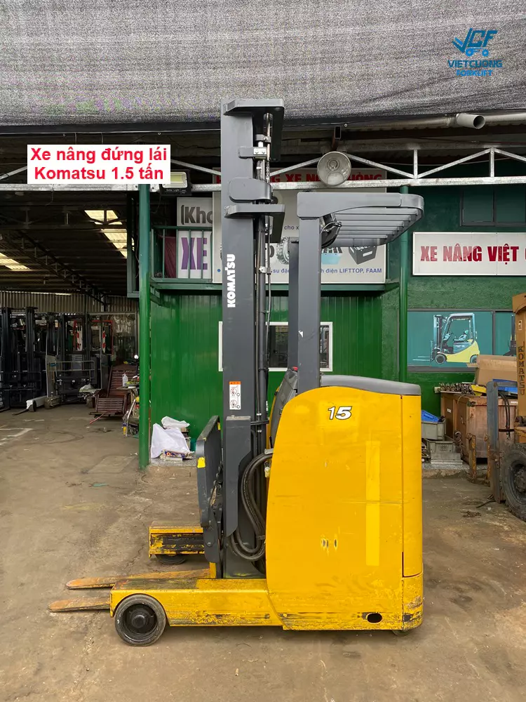 Xe Nâng Điện Đứng Lái Komatsu FB15-14