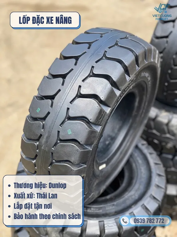banh dac xe nang dunlop