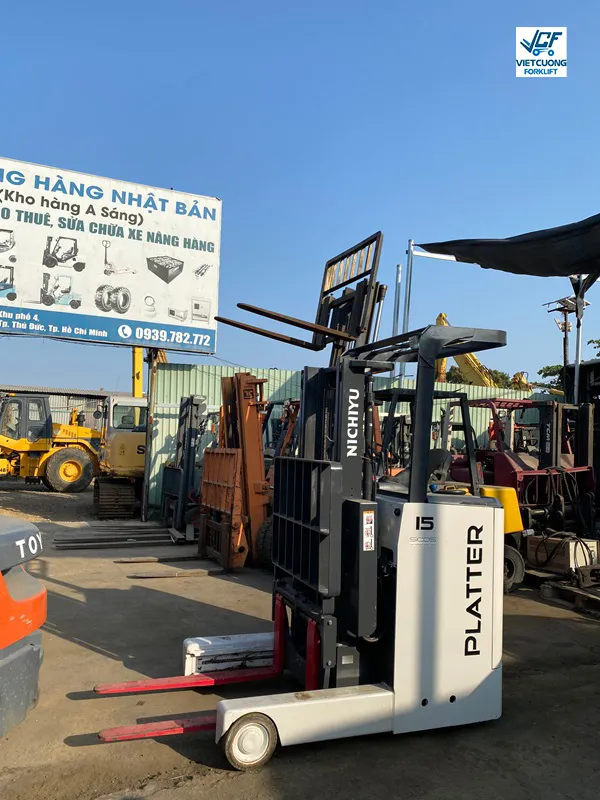 Xe nâng điện đứng lái Nichiyu FBRM15-80