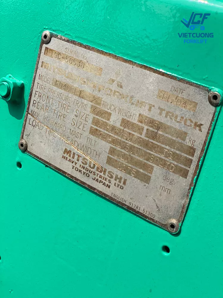 Xe nâng dầu Mitsubishi FD40KLT