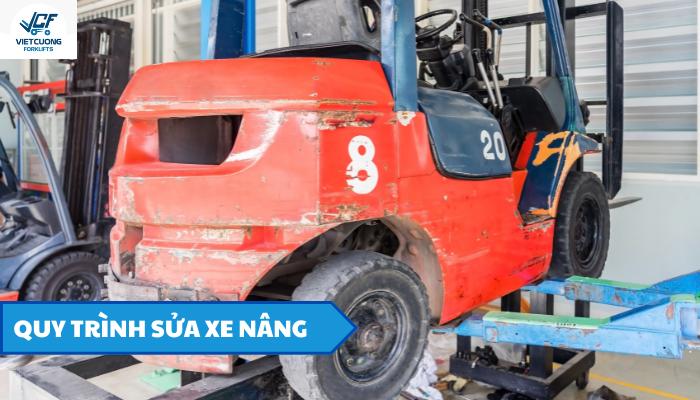 Quy trình sửa chữa xe nâng tại Alo Xe Nâng