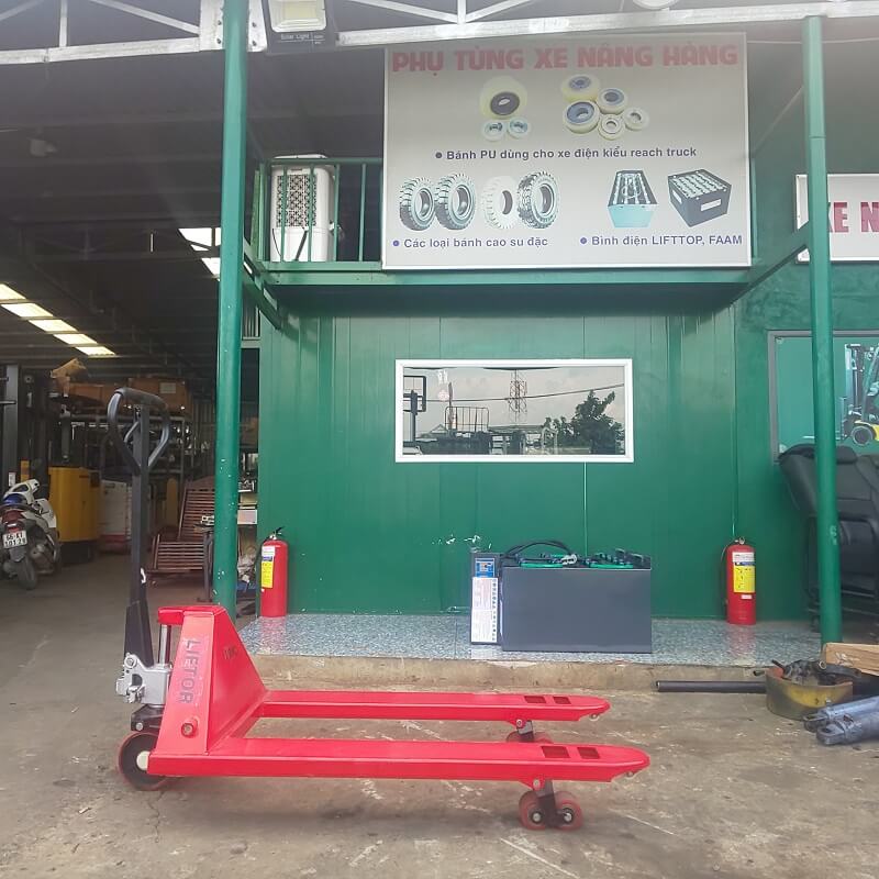 Cấu tạo về xe nâng tay