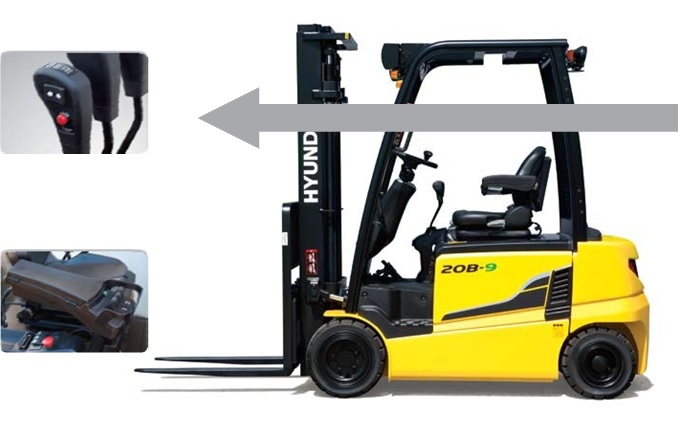 Hệ thống lái xe nâng Hyundai