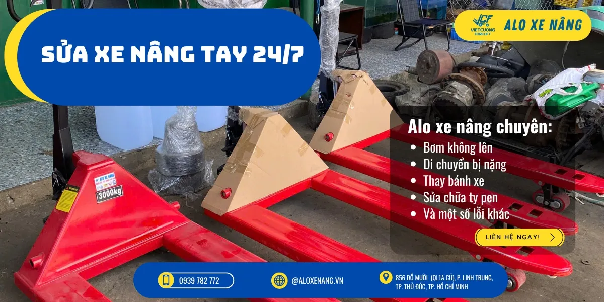 Dich vu sua xe nang tay tan noi nhanh chong