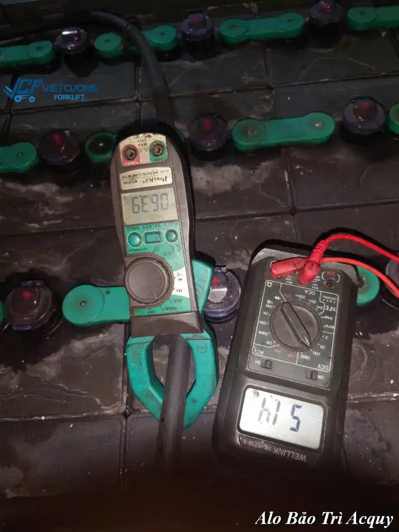 kiểm tra bình điện