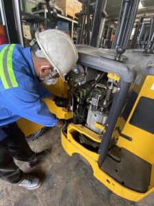 Huong dan bao duong xe nang dien