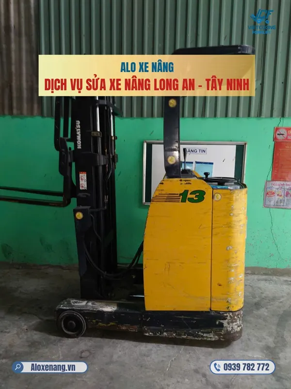 sua xe nang long an