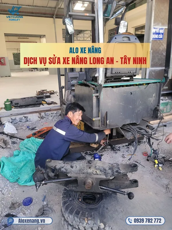 sua xe nang dien long an tay ninh