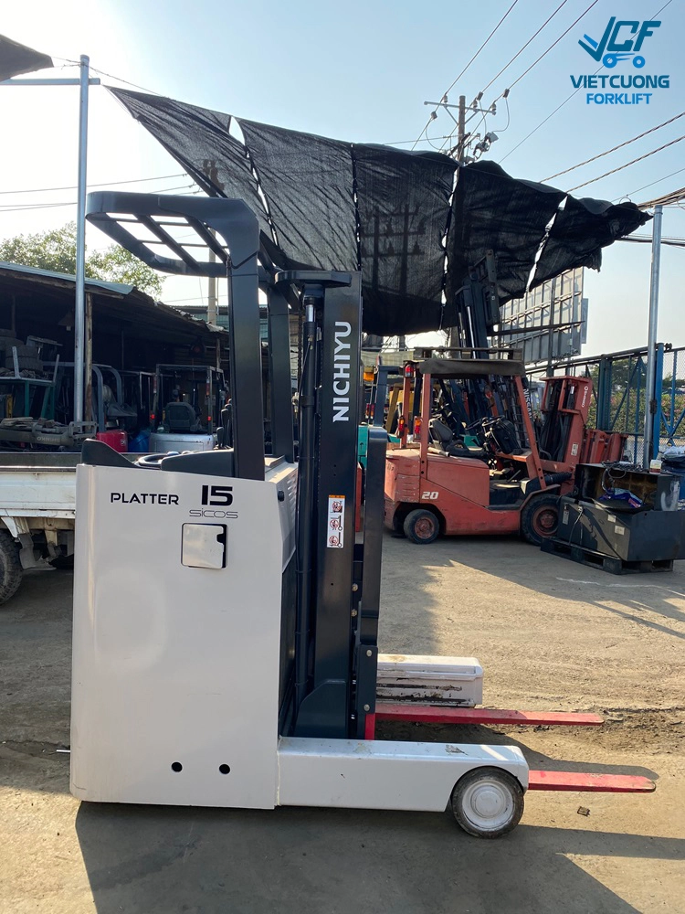 Xe nâng điện Nichiyu đứng lái