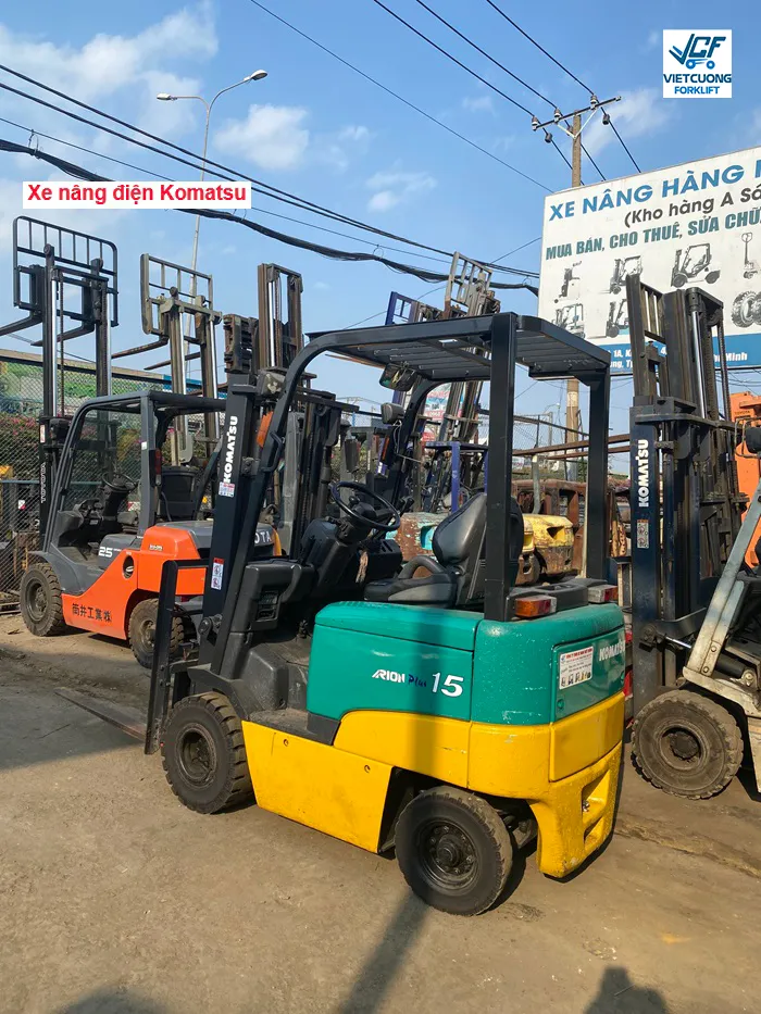 Motor tro luc lai xe nang dien Komatsu 48V ngoi lai