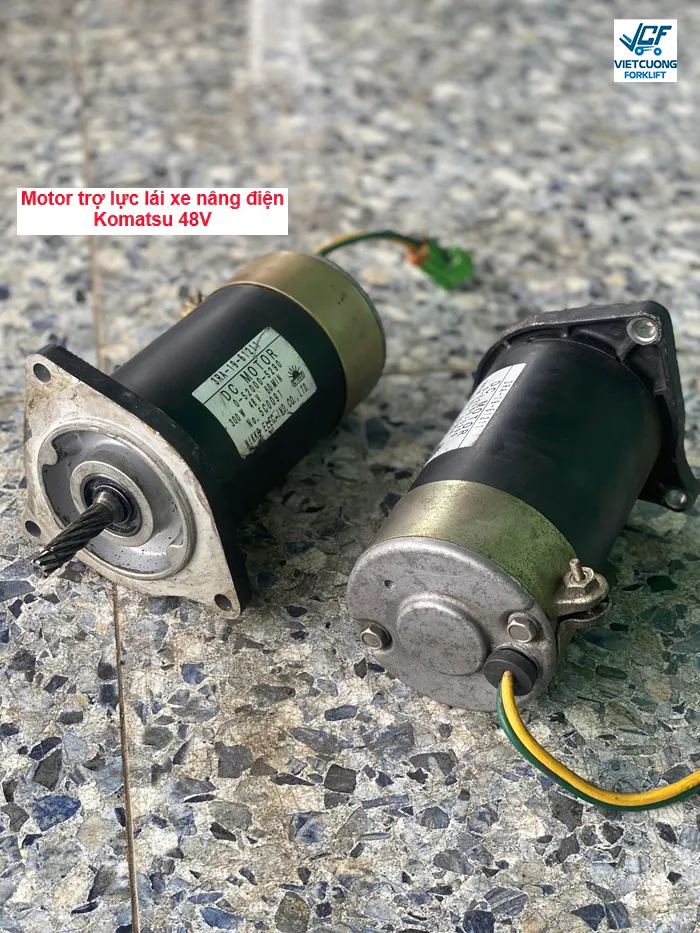 Motor trợ lực lái 300W 48V xe nâng điện Komatsu - Ảnh 4