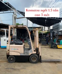xe nang dien ngoi lai Komatsu FB15EX-11 cao 3m