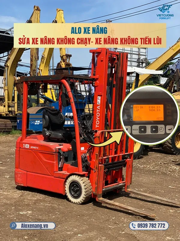 xe nang khong chay