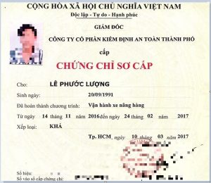 Chứng chỉ xe nâng là gì?