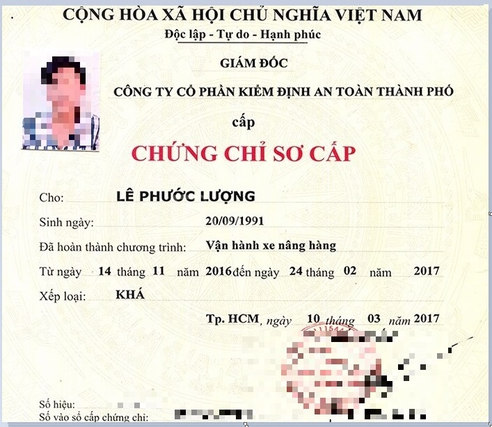 Chứng chỉ xe nâng là gì?