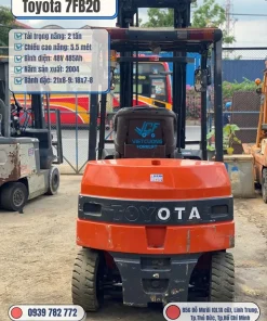 Toyota 7FB20 xe nang dien