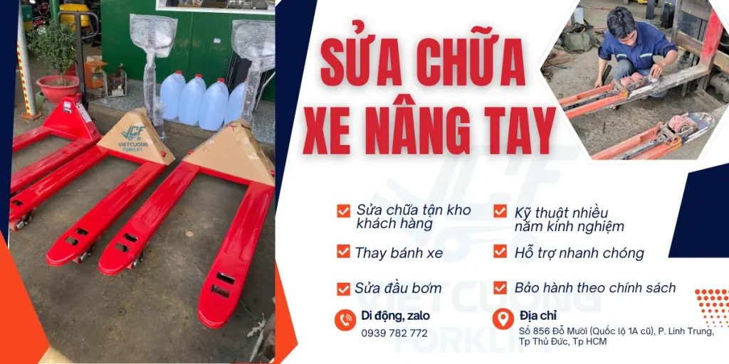 sua xe nang tay tan noi alo