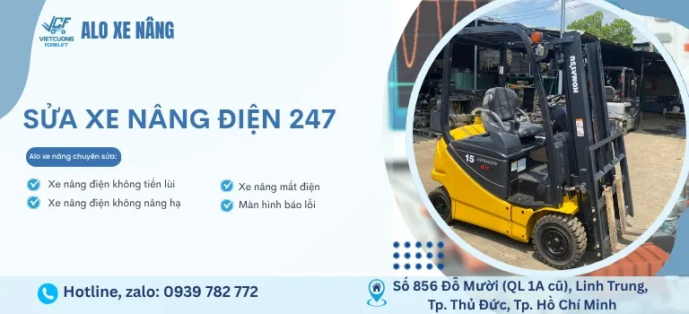 sửa chữa xe nâng