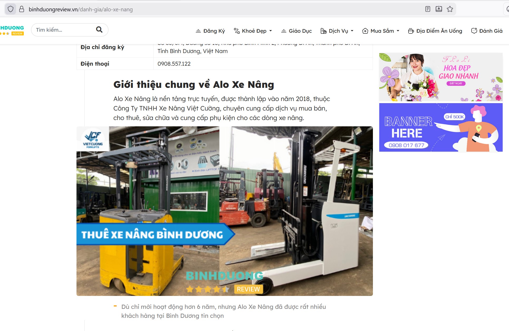 Bình Dương Review