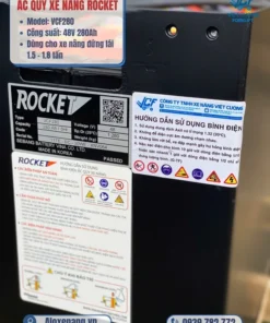 ac quy xe nang rocket