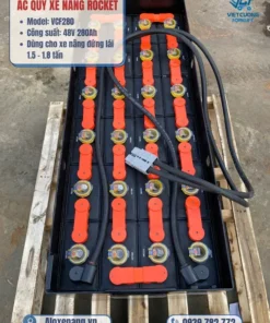 ac quy xe nang rocket