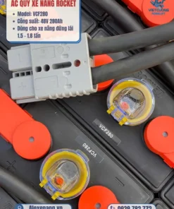 ac quy xe nang rocket